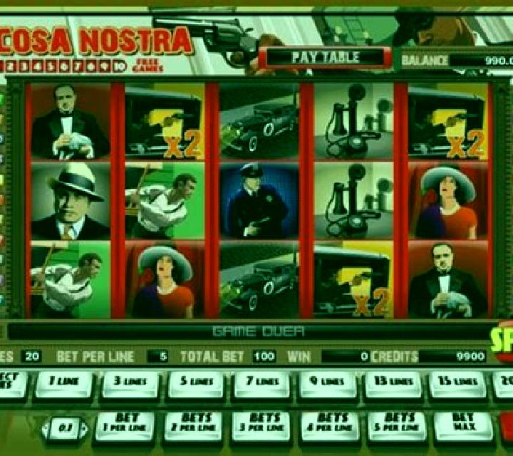 Cosa Nostra slot machine